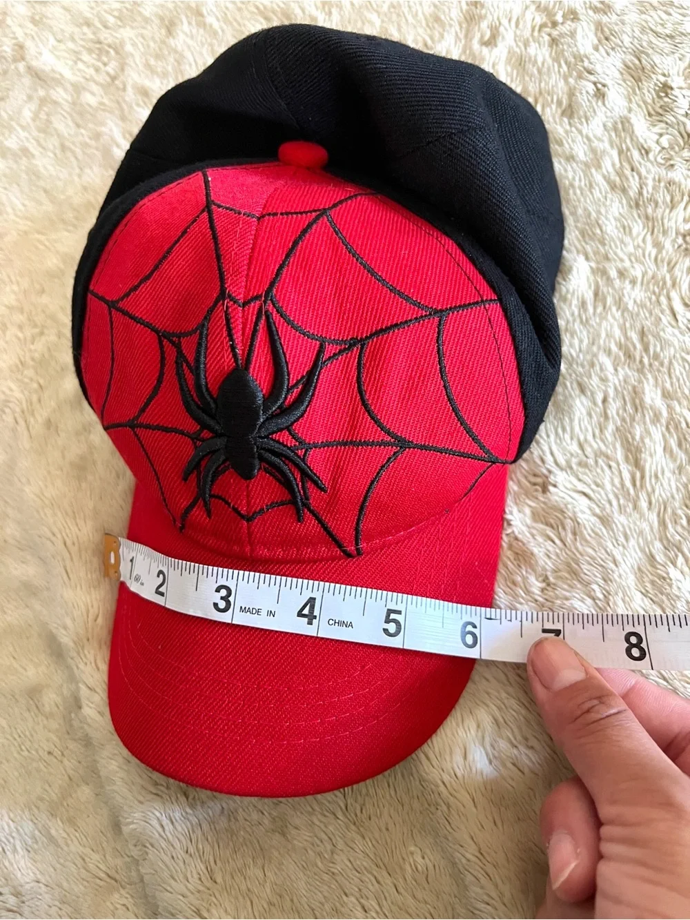 EZCAP Kid's Black & Red Spiderman Baseball Cap
